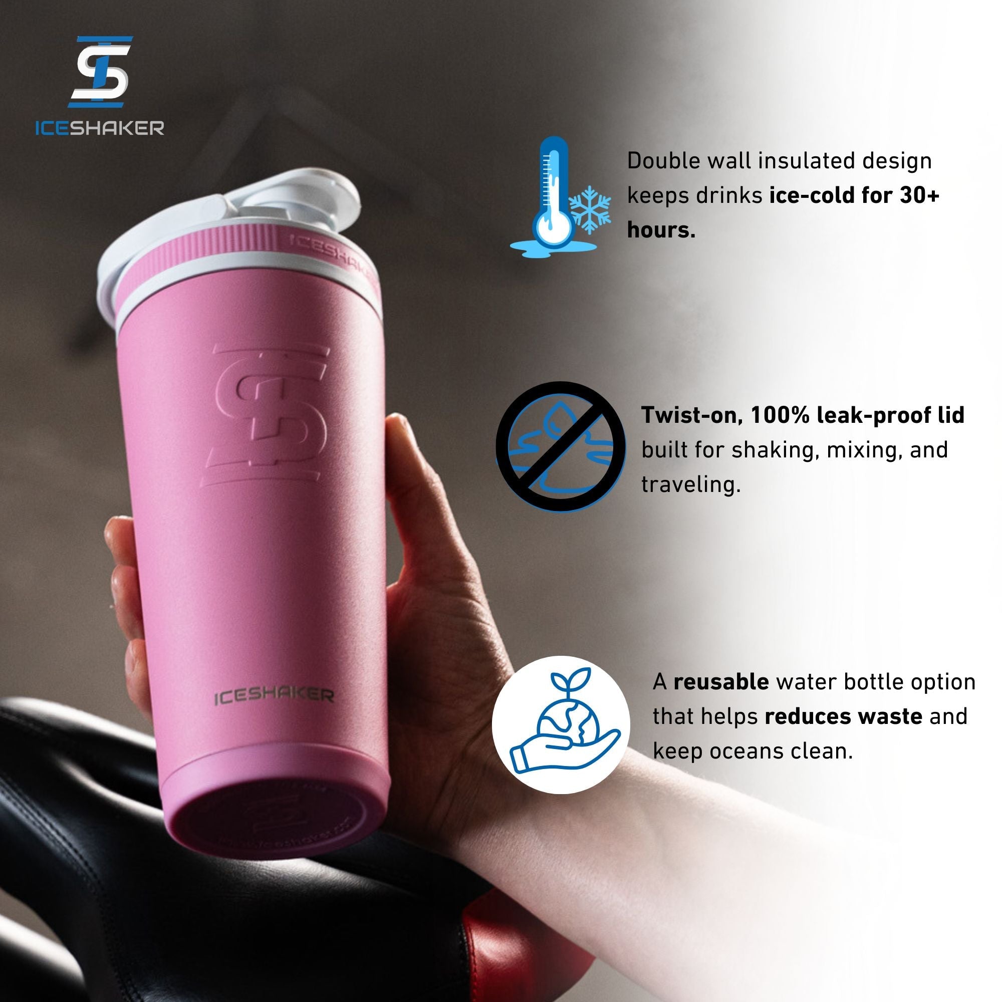 Officially Licensed Inter Miami CF 26oz Ice Shaker