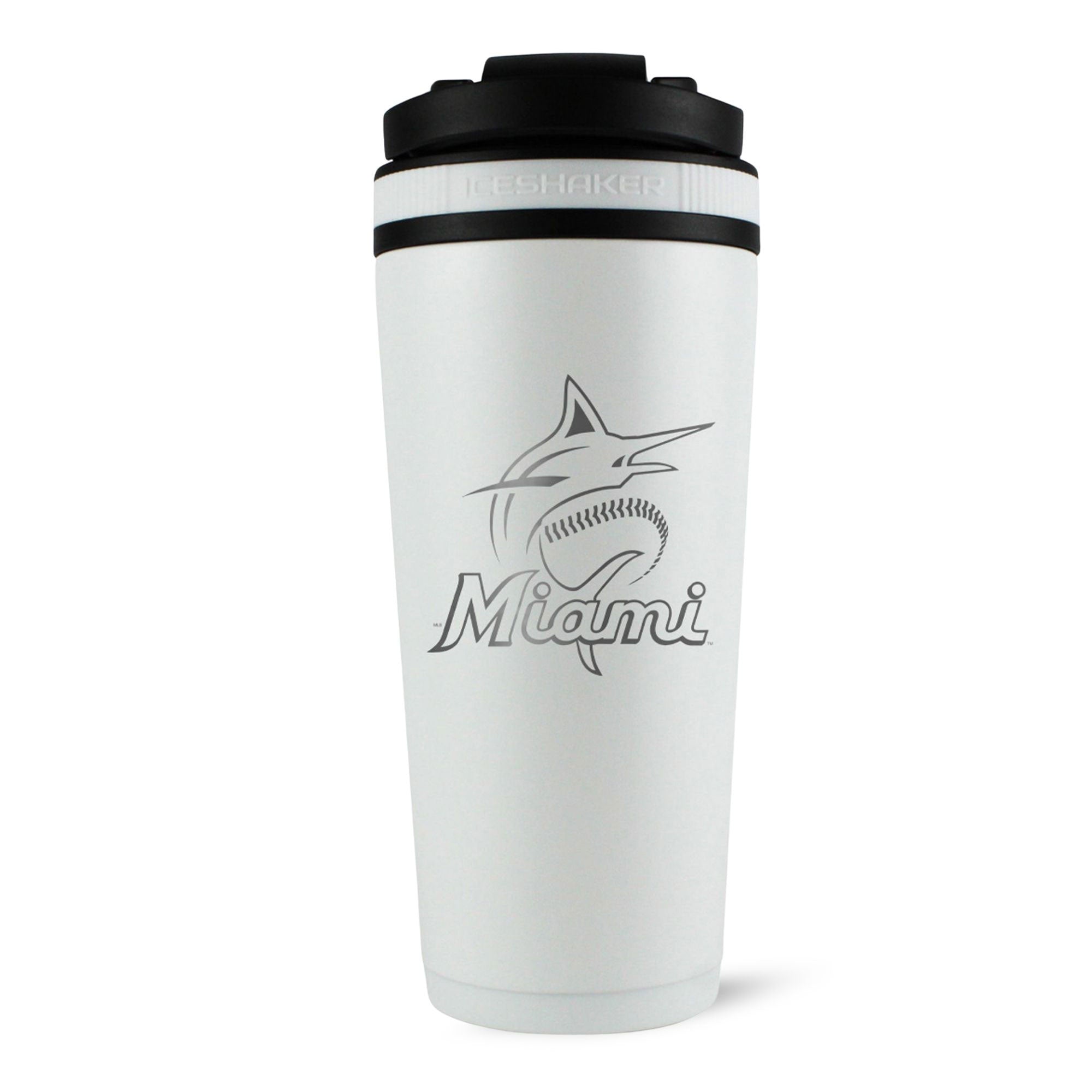 Officially Licensed Miami Marlins 26oz Ice Shaker