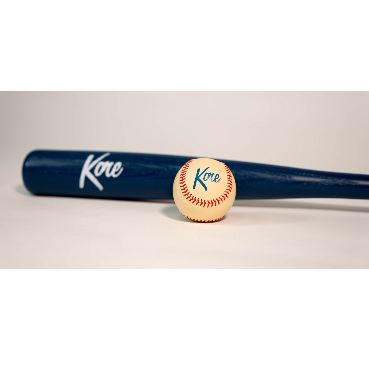 Kore Baseball Bat (32 Inch) + Kore Baseball (Durable Plastic)