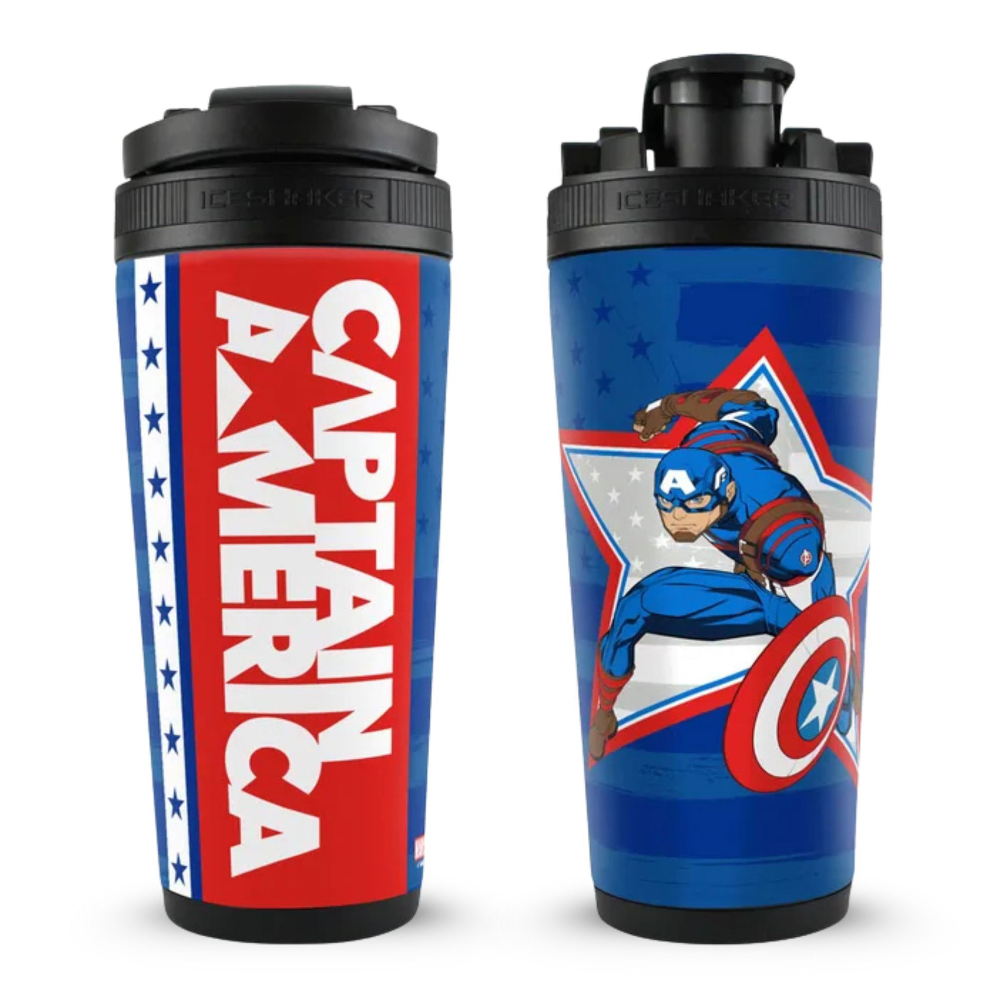 Marvel Captain America's Flag 4D Ice Shaker