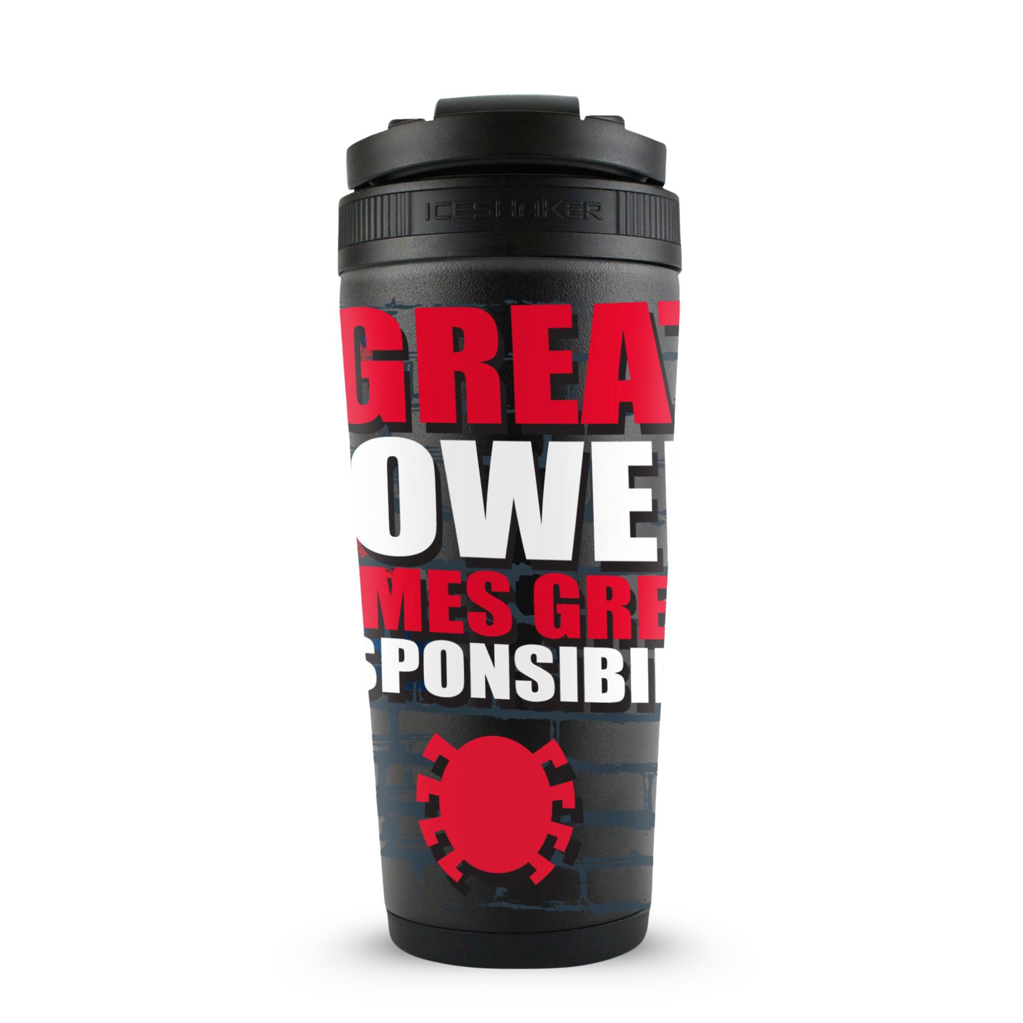 Marvel Spiderman "With Great Power.." 4D Ice Shaker