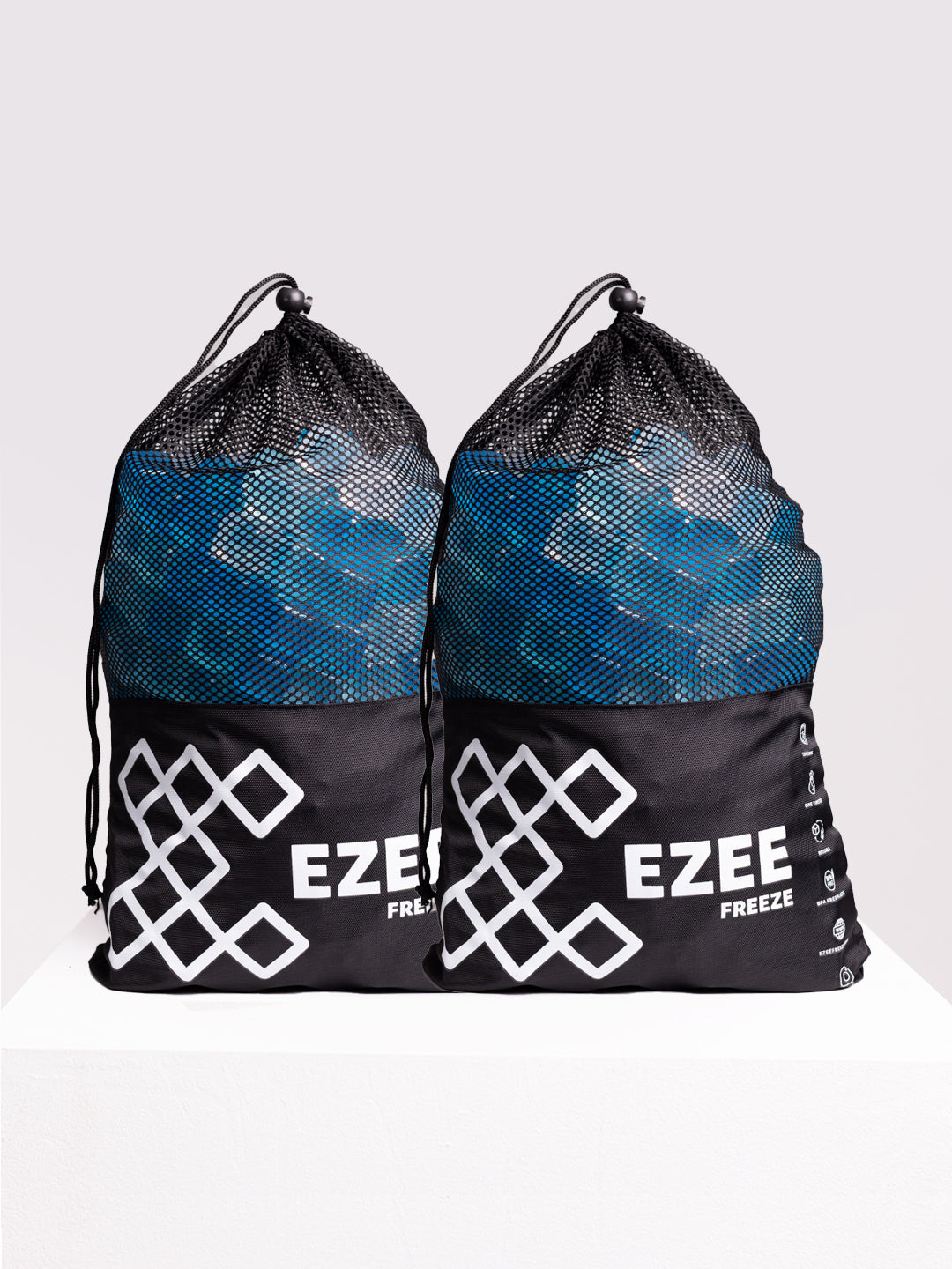 Mega Freeze Blue Ice - 10.5lb Black Bag