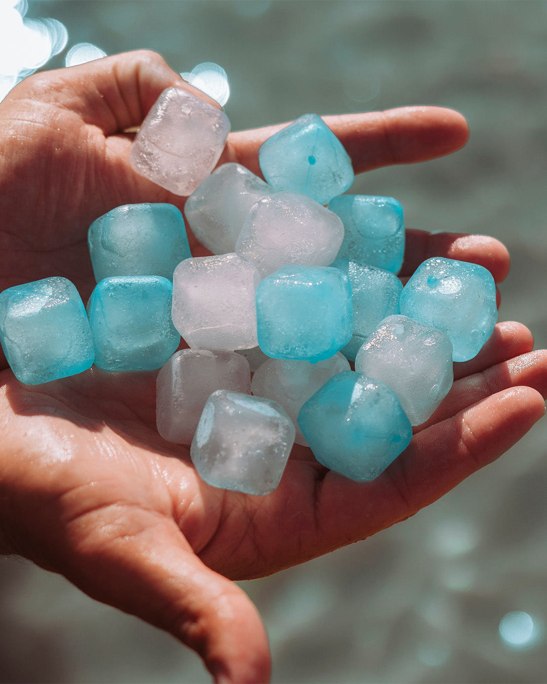 Mega Freeze Blue Ice - 10.5lb Black Bag