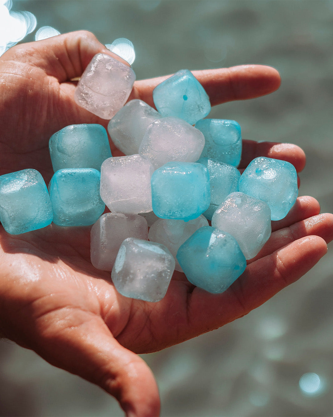 Mini Freeze Blue Ice - 3.5lb Black Bag