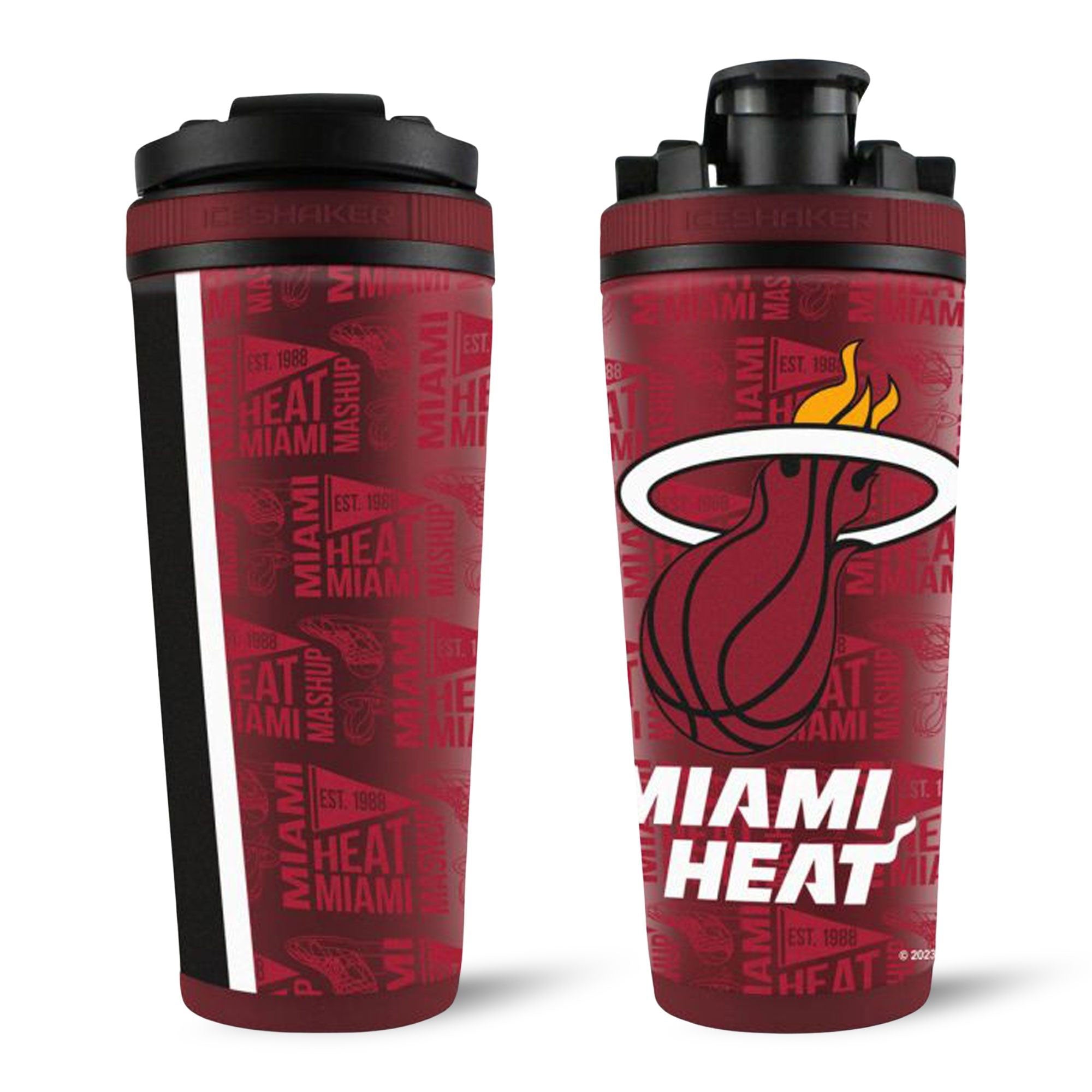 Officially Licensed Miami Heat 26oz Ice Shaker