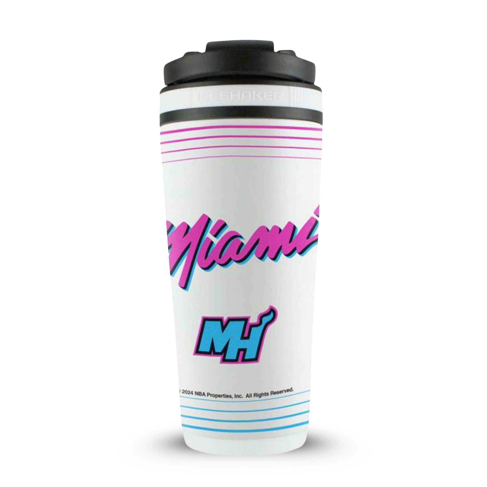 Officially Licensed Miami Heat 26oz Ice Shaker