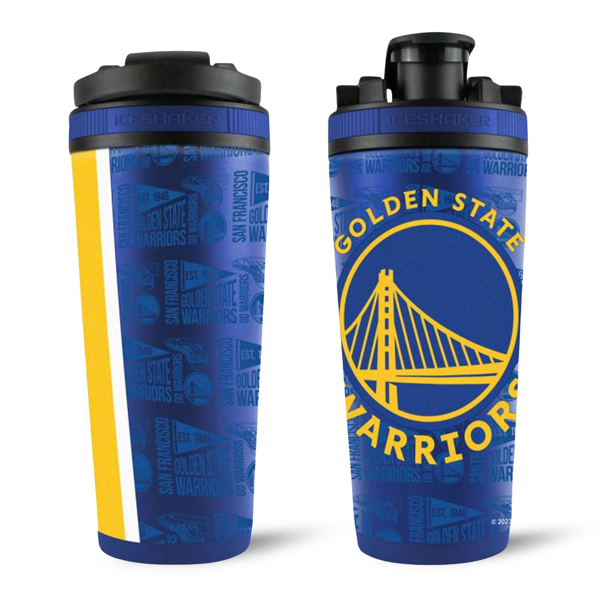 Officially Licensed Golden State Warriors 26oz Ice Shaker