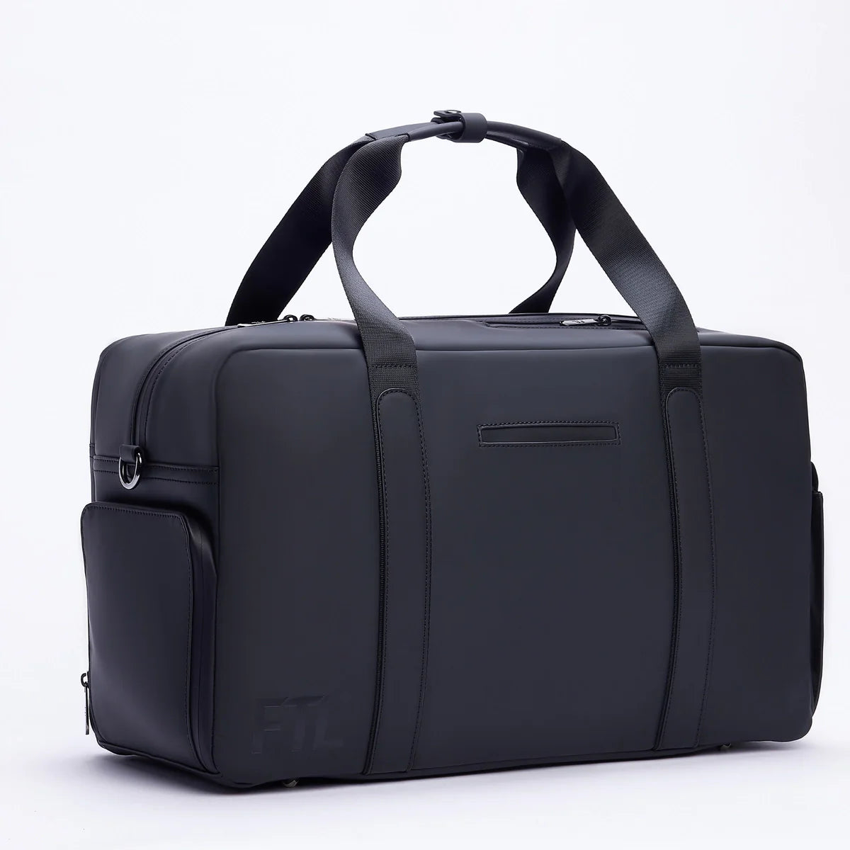 the best gym duffle bag for men with sleek black design, durable build, and multiple compartments for organized storage.