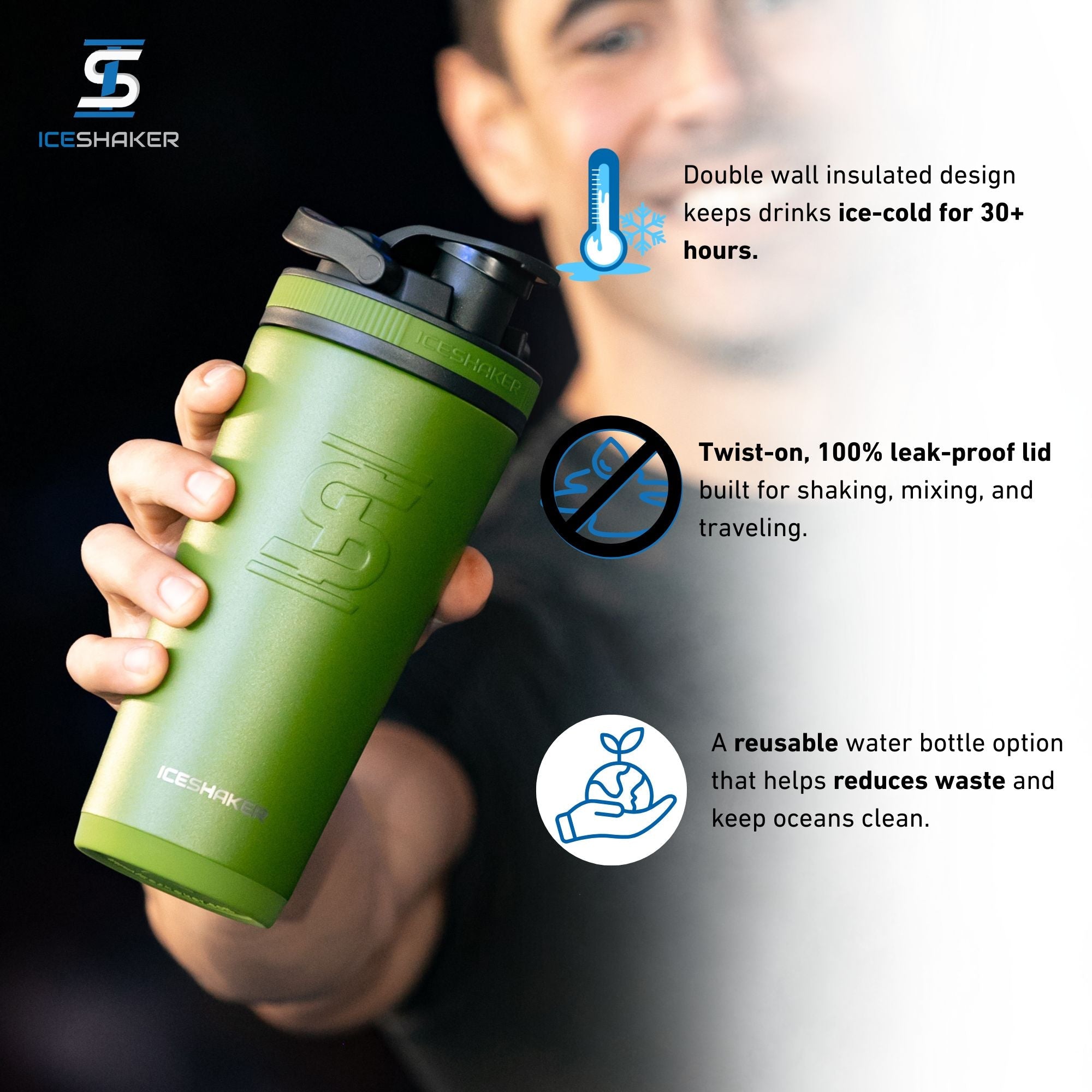Officially Licensed Portland Timbers 26oz Ice Shaker
