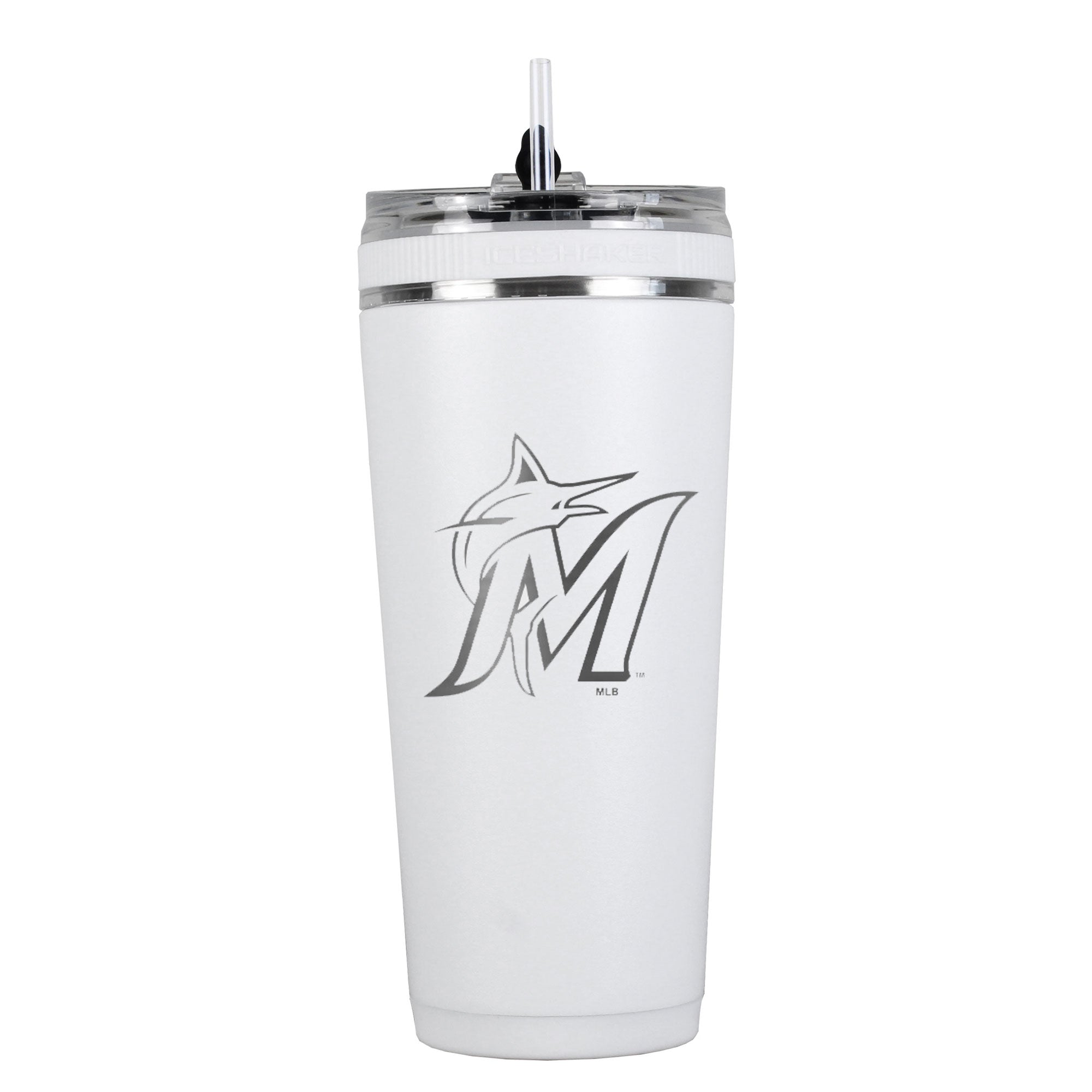 Officially Licensed Miami Marlins 26oz Flex Bottle