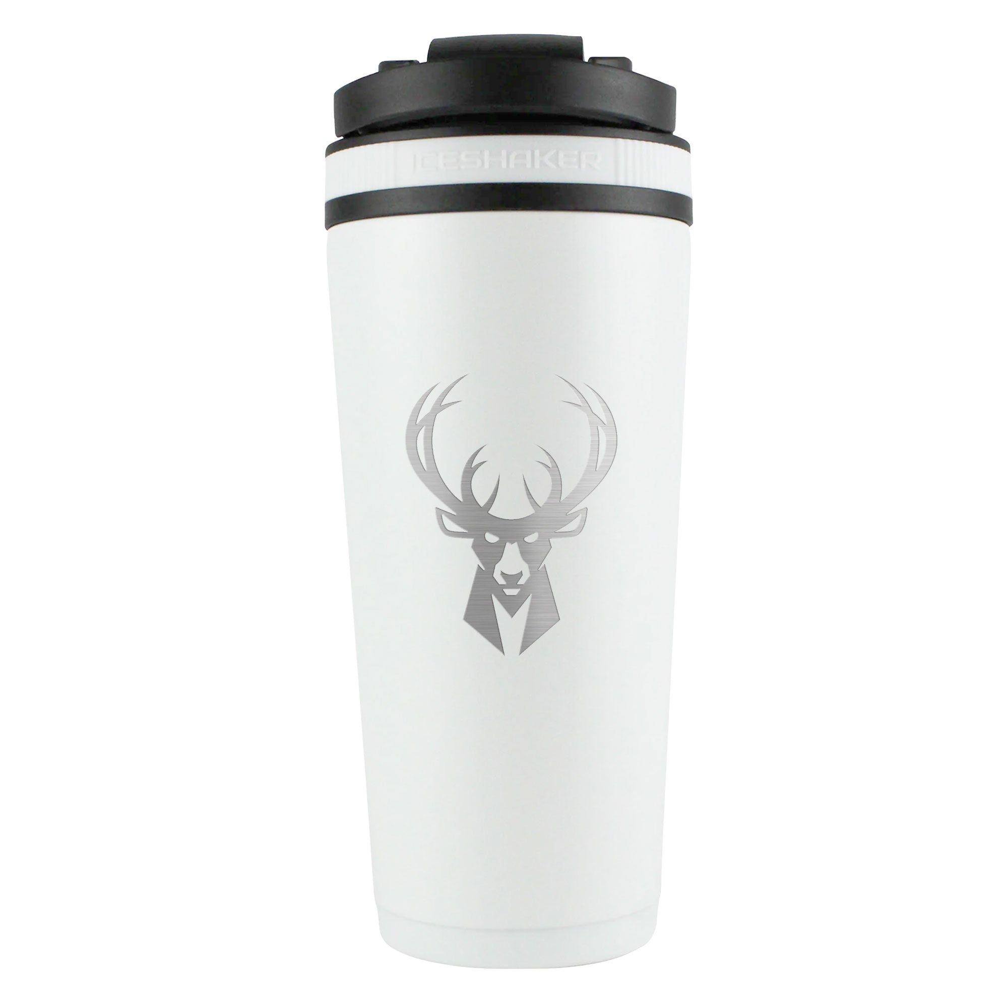 Officially Licensed Milwaukee Bucks 26oz Ice Shaker