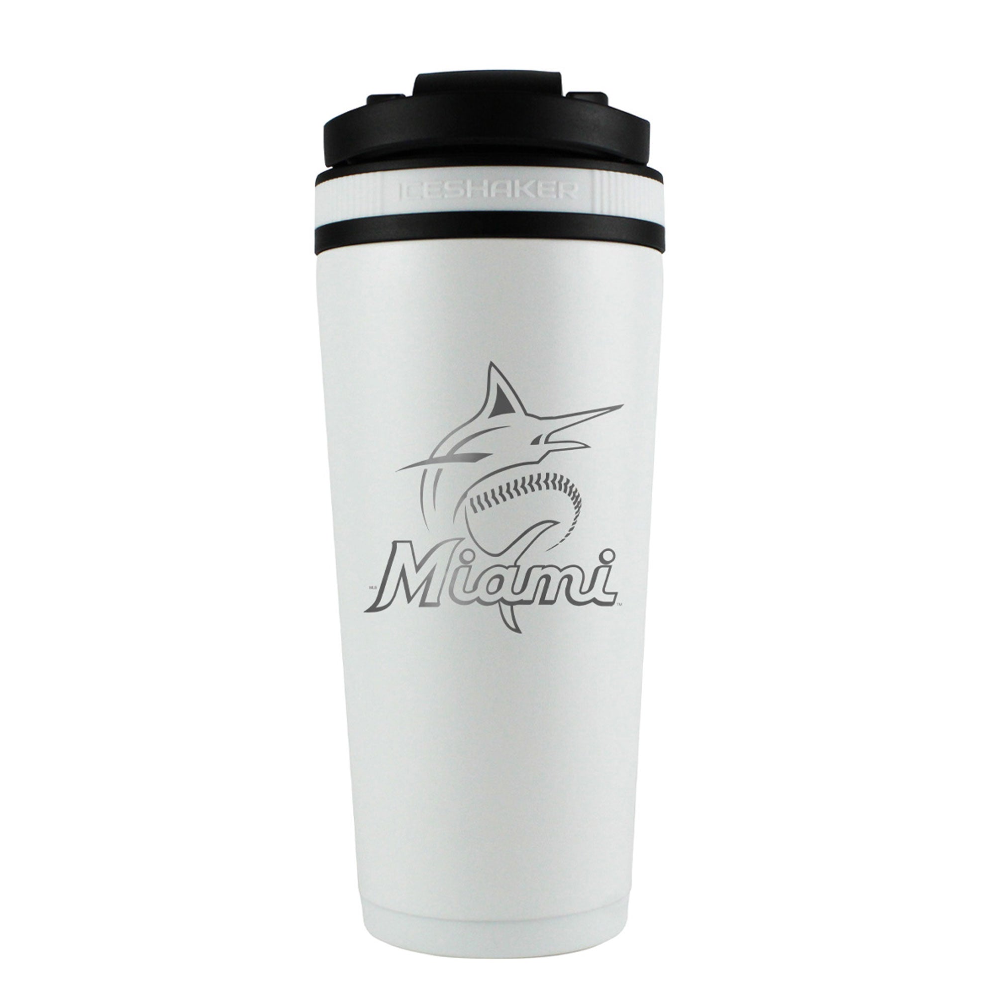 Officially Licensed Miami Marlins 26oz Ice Shaker