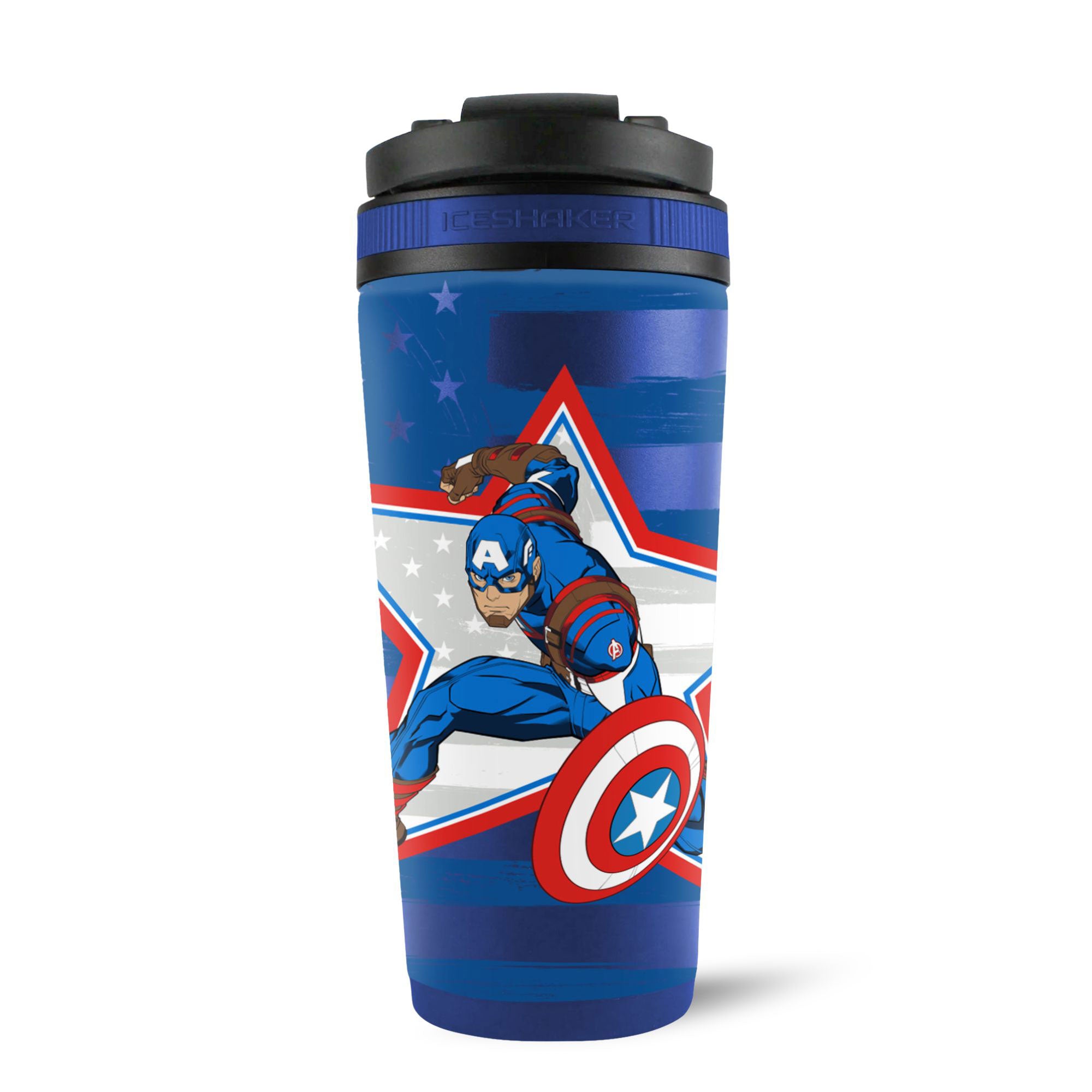 Marvel Captain America's Flag 4D Ice Shaker