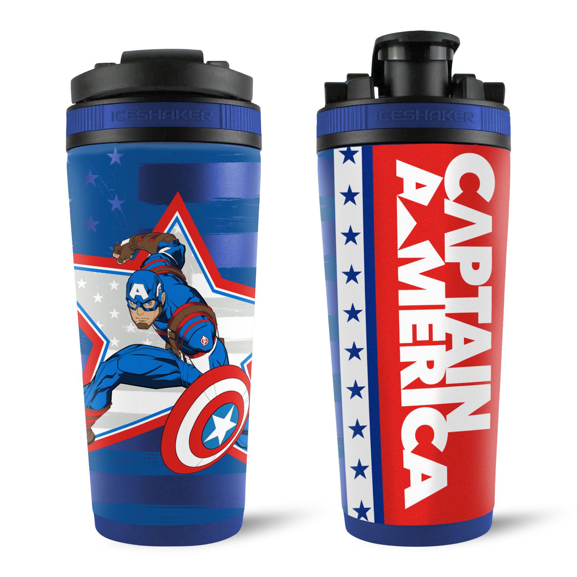 Marvel Captain America's Flag 4D Ice Shaker