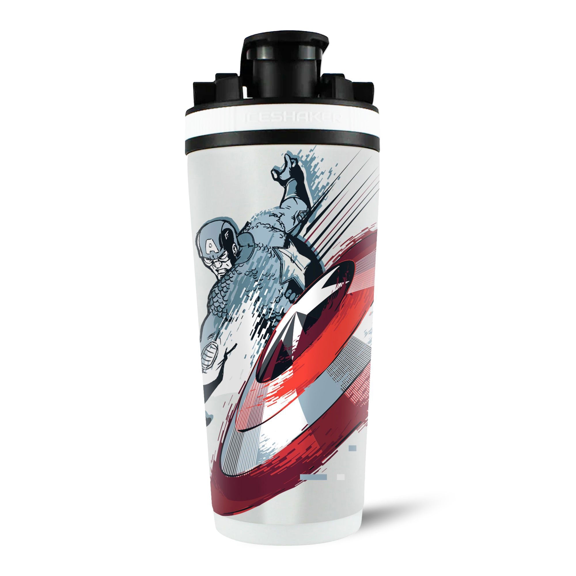 Marvel Captain America Shield Throw 4D Ice Shaker