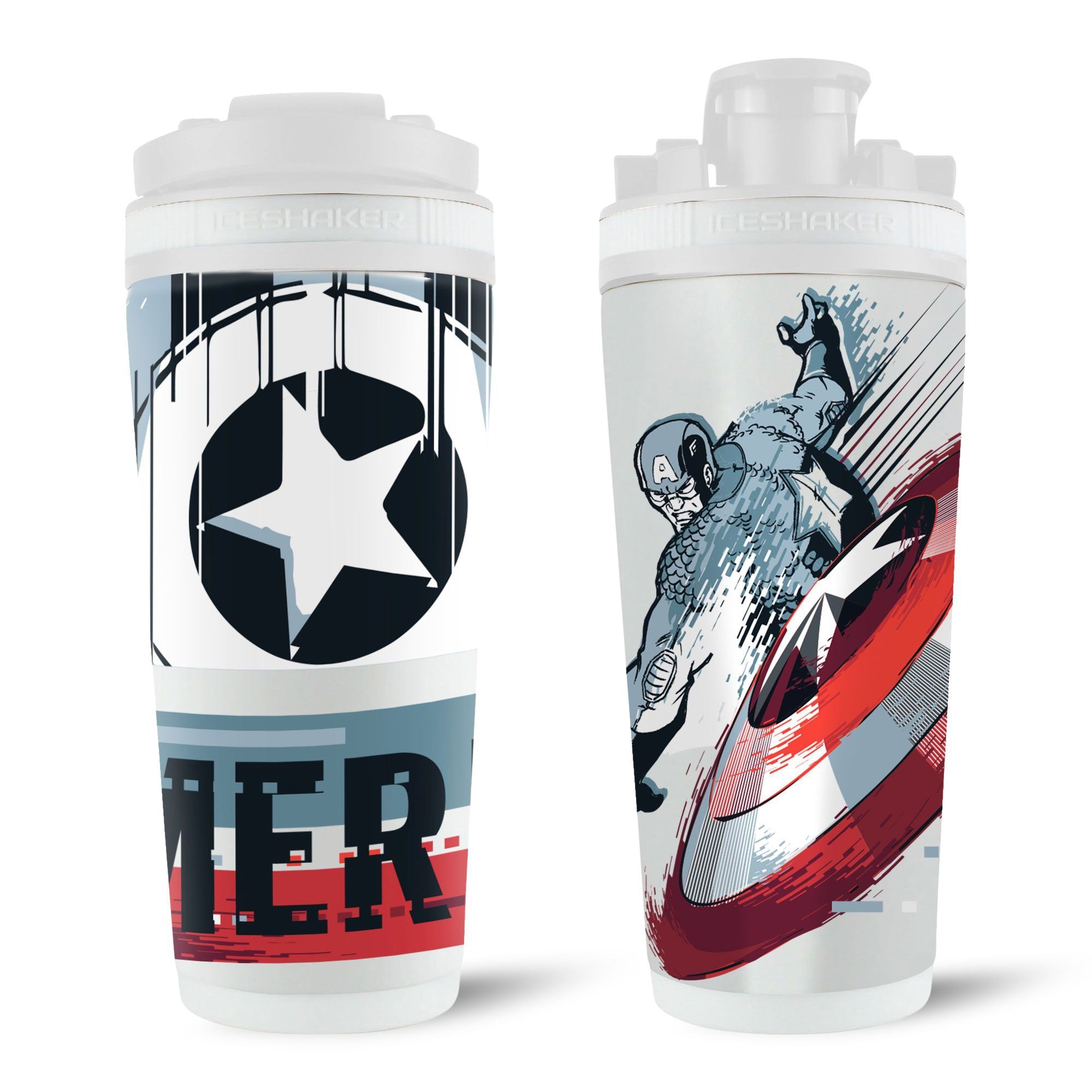 Marvel Captain America Shield Throw 4D Ice Shaker