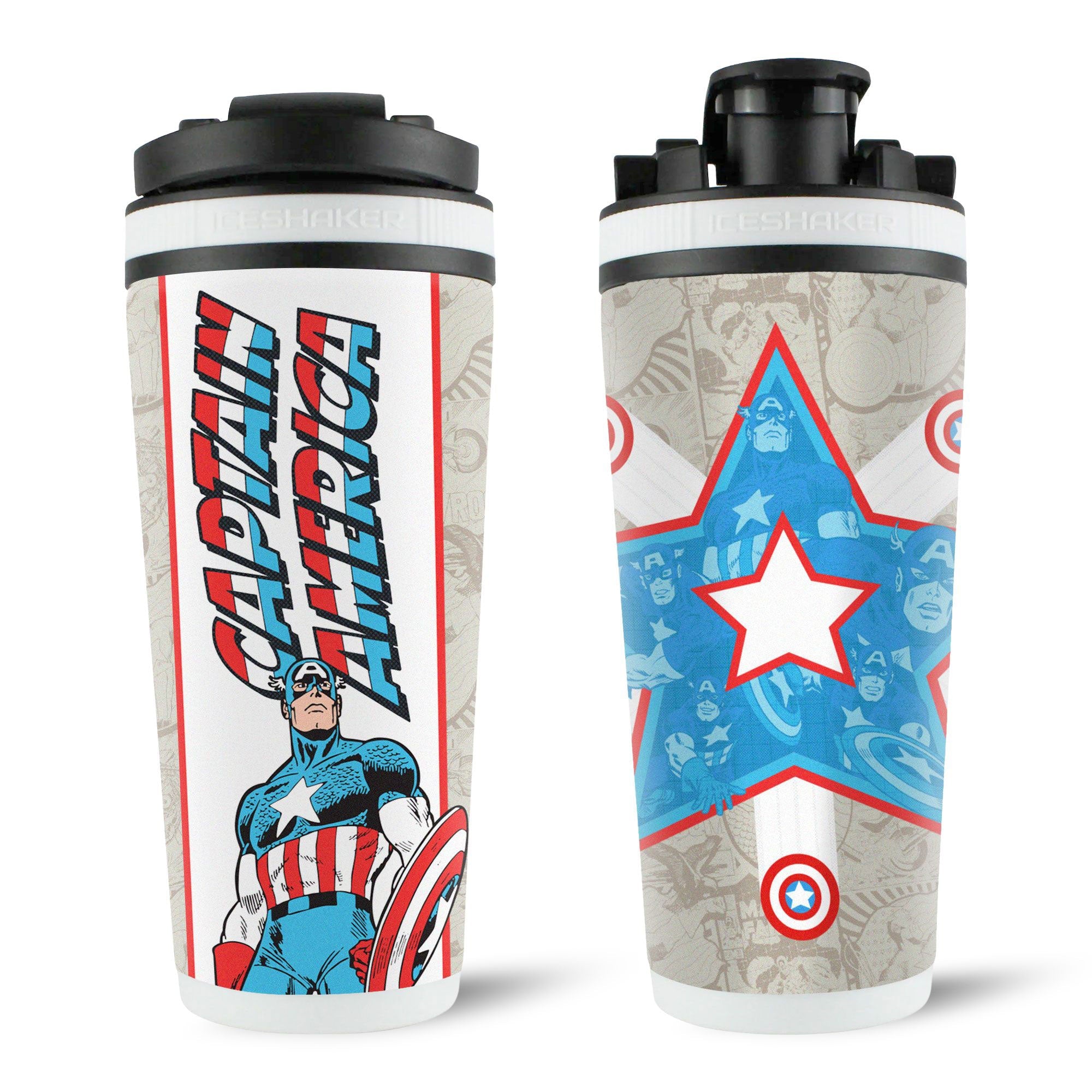 Marvel Retro Captain America 4D Ice Shaker