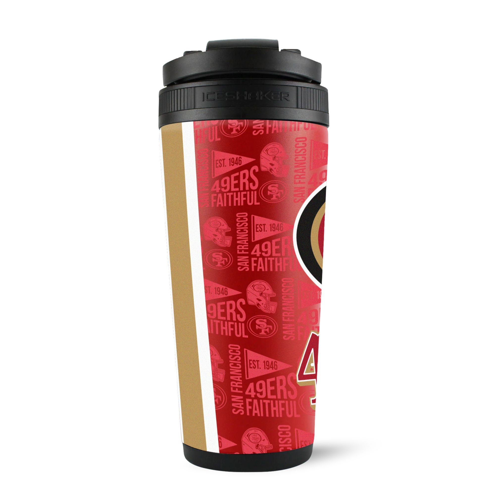 Officially Licensed San Francisco 49ers 26oz Ice Shaker