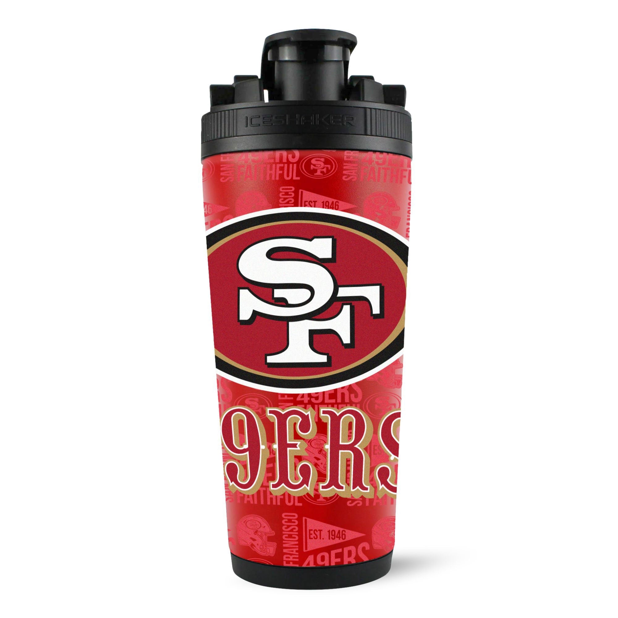 Officially Licensed San Francisco 49ers 26oz Ice Shaker