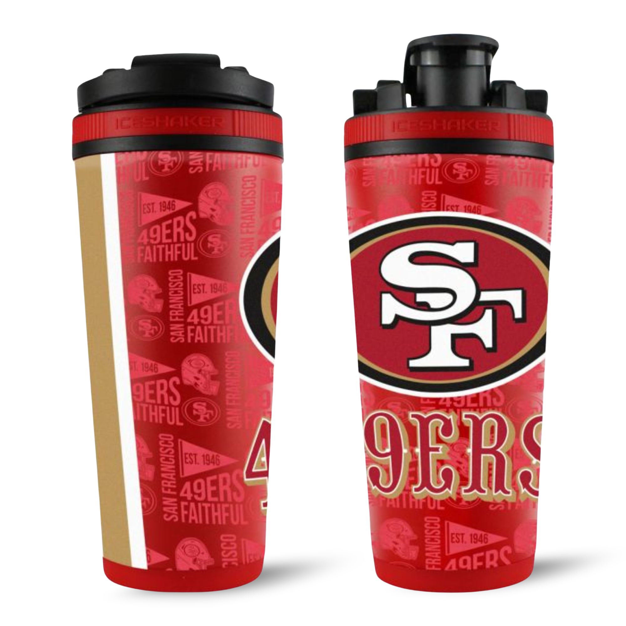 Officially Licensed San Francisco 49ers 26oz Ice Shaker