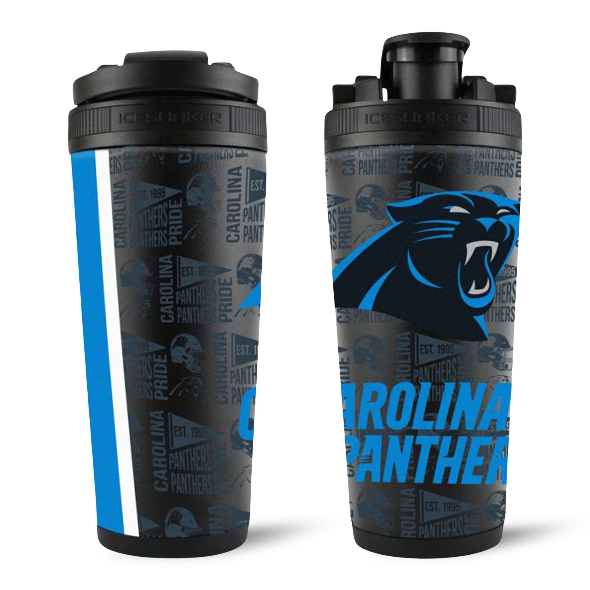 Officially Licensed Carolina Panthers 26oz Ice Shaker