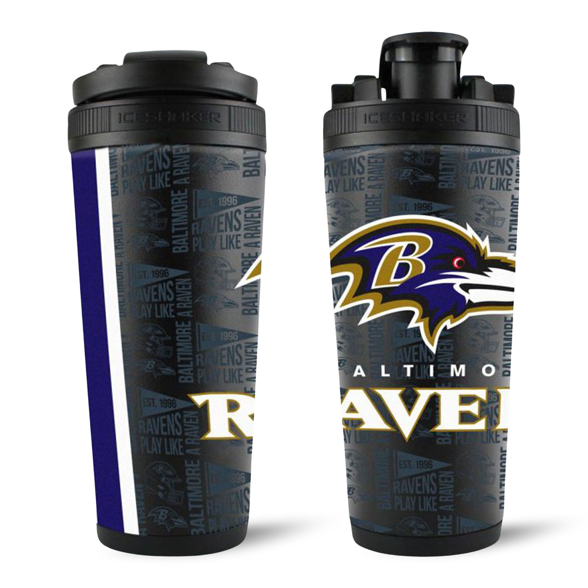 Officially Licensed Baltimore Ravens 26oz Ice Shaker